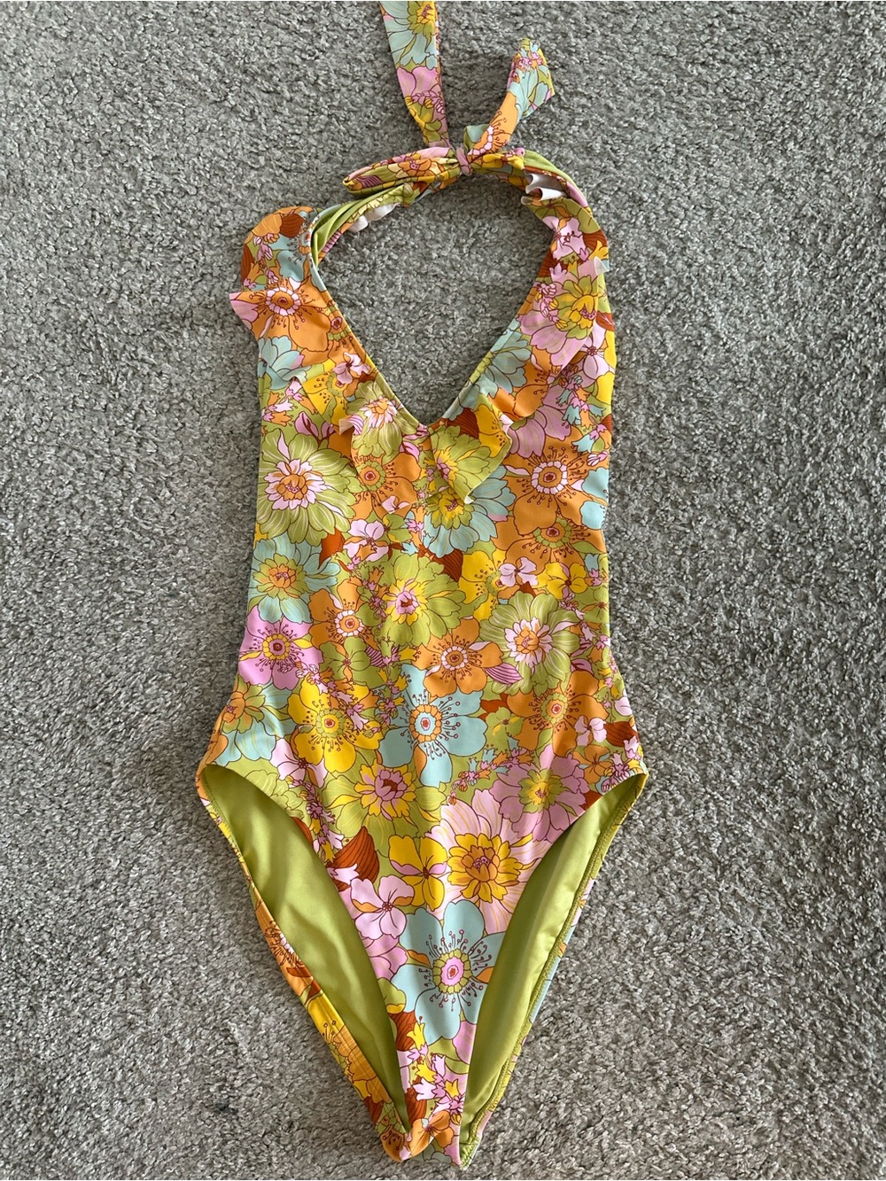 Show Me Your MuMu Cape Cod One Piece Swimsuit in Groovy Bloom
